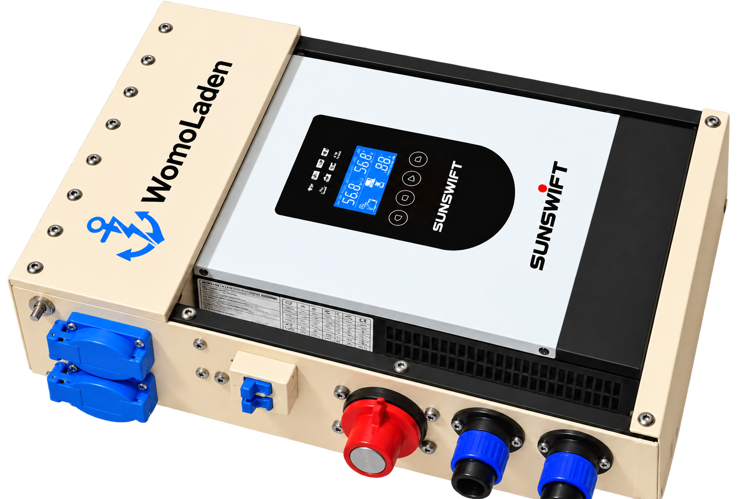 WomoLaden Sunswift Wechselrichter des 1 kW Notstromsets